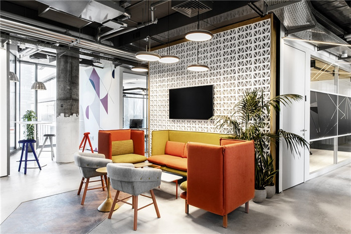 國(guó)外科技公司接待區(qū)裝修設(shè)計(jì)方案