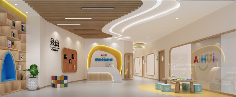 鄭州愛慧全腦教育培訓(xùn)機構(gòu)裝修效果圖 鄭州愛慧全腦教育培訓(xùn)機構(gòu)裝修效果圖