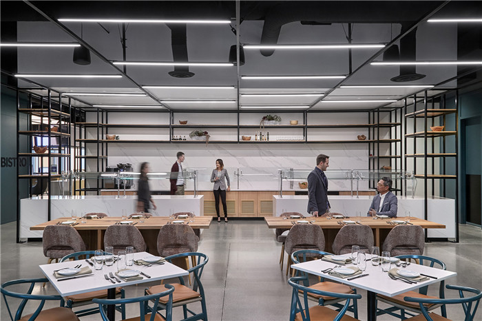 國外軟件公司員工餐廳設計方案
