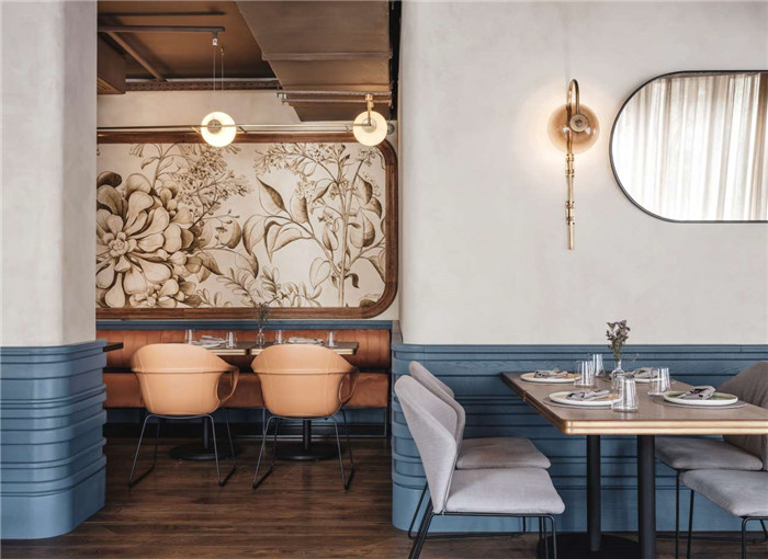 以優(yōu)雅與復(fù)古為名 They多功能融合主題餐廳設(shè)計案例 以優(yōu)雅與復(fù)古為名 They多功能融合主題餐廳設(shè)計案例