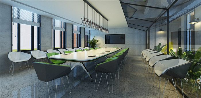 動漫公司工業(yè)風(fēng)辦公室會議室裝修設(shè)計效果圖 動漫公司工業(yè)風(fēng)辦公室會議室裝修設(shè)計效果圖