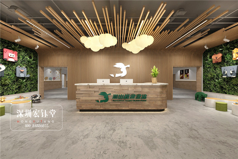 鄭州橡果綠色有機主題餐廳裝修設(shè)計圖 鄭州橡果綠色有機主題餐廳裝修設(shè)計圖