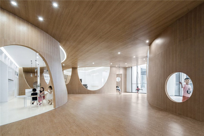 WeDo兒童藝術(shù)教育機構(gòu)走廊裝修設(shè)計方案