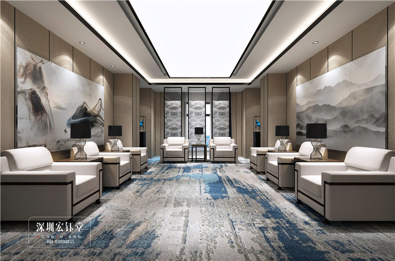 周口農(nóng)商銀行VIP接待室裝修設(shè)計圖