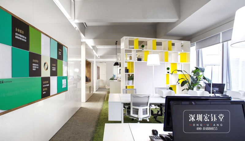 SIMAN皮具公司辦公室辦公區(qū)裝修設計圖