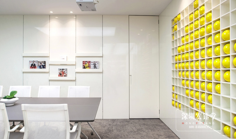 SIMAN皮具公司辦公室會議室裝修設計圖