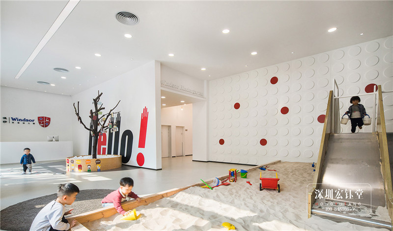 Windsor雙語幼兒園大廳游戲區(qū)裝修設(shè)計方案