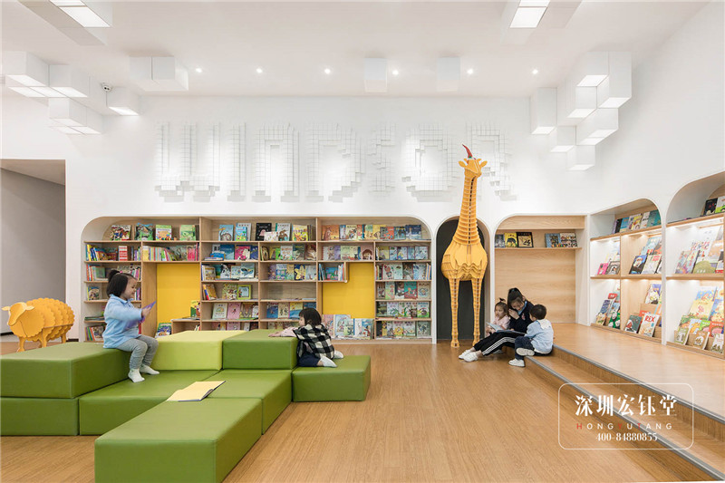 Windsor雙語幼兒園閱讀室裝修設(shè)計實景圖