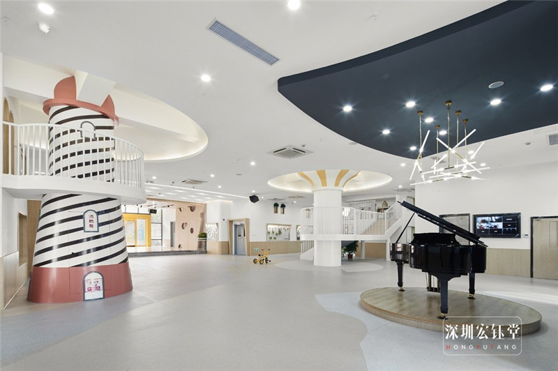 簡約大氣的貝貝樹幼兒園裝修設(shè)計(jì)圖