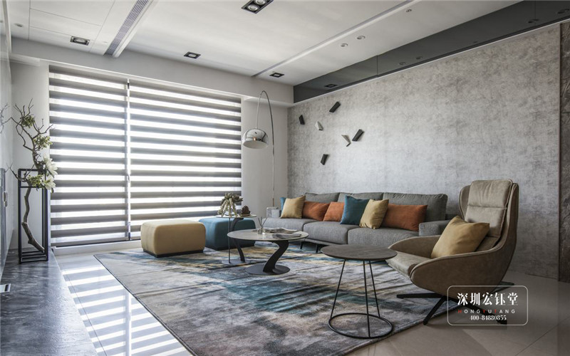 鄭州280平現(xiàn)代禪意萬(wàn)公館別墅裝修方案