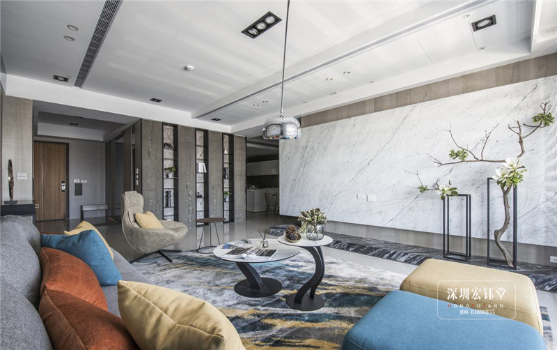 鄭州280平現(xiàn)代禪意萬(wàn)公館別墅裝修設(shè)計(jì)案例