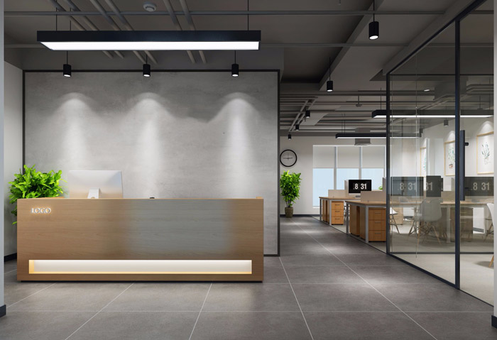 鄭州專業(yè)辦公室裝修前臺