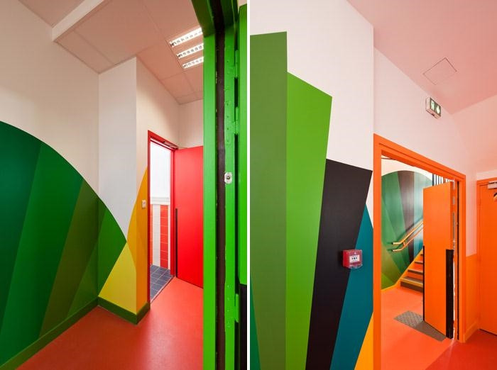 以彩虹為主題的法國(guó)幼兒園教室裝修設(shè)計(jì)方案 以彩虹為主題的法國(guó)幼兒園教室裝修設(shè)計(jì)方案