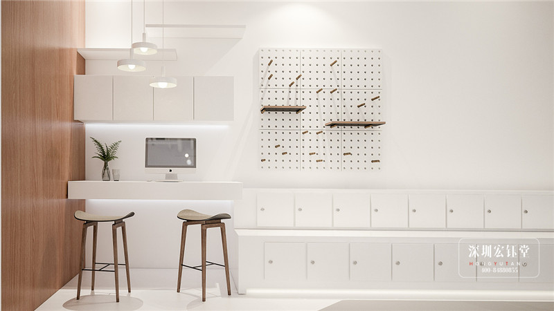 鄭州ONE+室內(nèi)蹦極館休閑區(qū)裝修設(shè)計(jì)圖