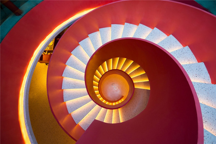 PACO 匯融合餐廳旋轉樓梯設計圖 PACO 匯融合餐廳旋轉樓梯設計圖