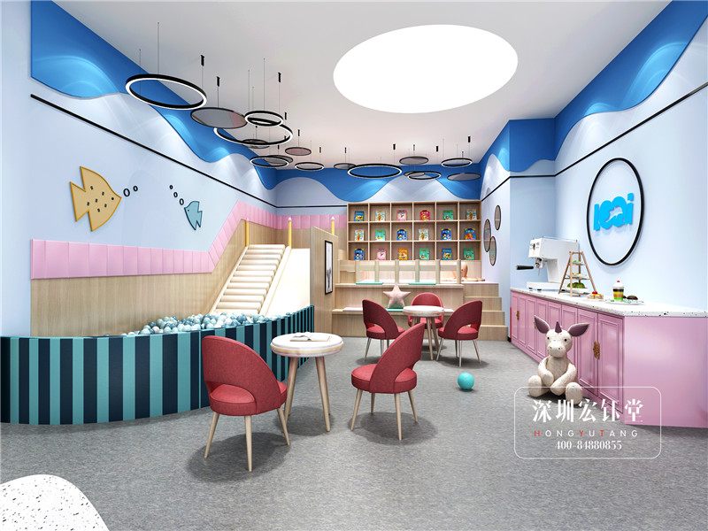 鄭州樂旗親子游泳館游樂區(qū)裝修設(shè)計(jì)效果圖 鄭州樂旗親子游泳館游樂區(qū)裝修設(shè)計(jì)效果圖