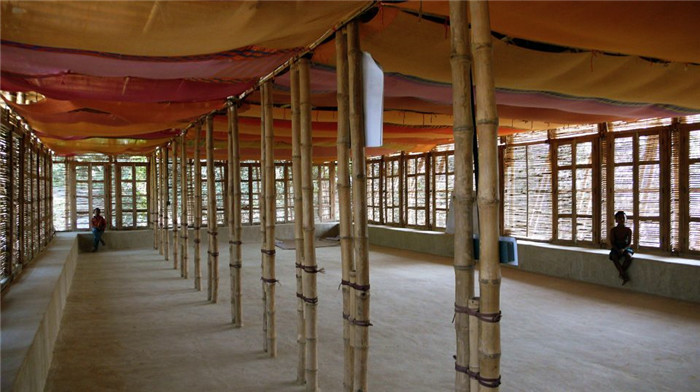 南亞傳統(tǒng)居民土著特色學校休息區(qū)裝修設(shè)計效果圖