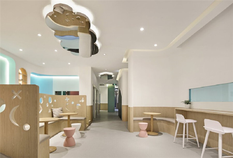 布丁兒童情商早教機(jī)構(gòu)休閑區(qū)裝修實(shí)景圖