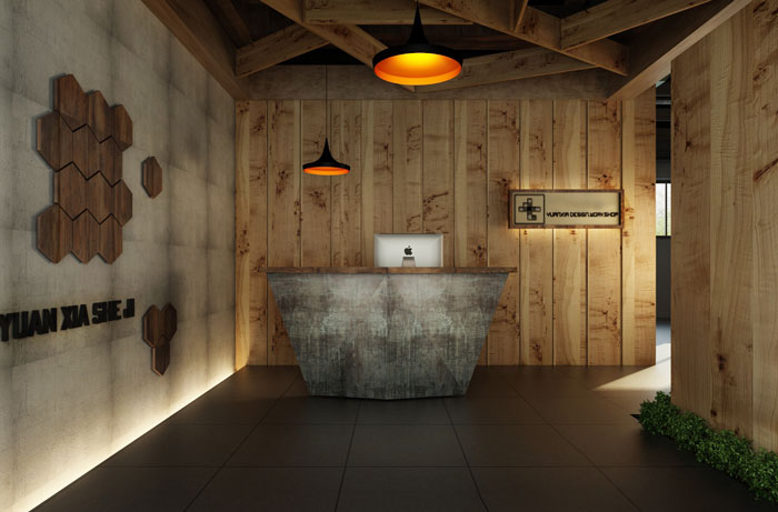 鄭州辦公室前臺裝修省錢