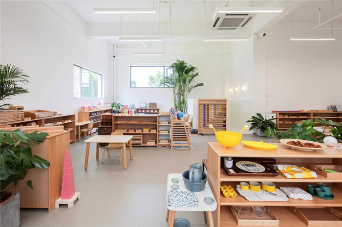 純粹簡約風的心流幼兒園教室裝修設(shè)計效果圖 純粹簡約風的心流幼兒園教室裝修設(shè)計效果圖