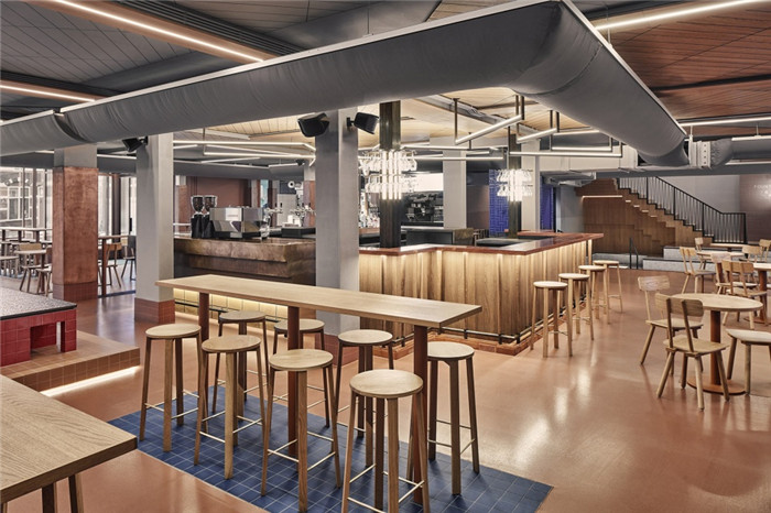 色彩繽紛活力無限的Foodhallen美食廣場裝修設計方案 色彩繽紛活力無限的Foodhallen美食廣場裝修設計方案