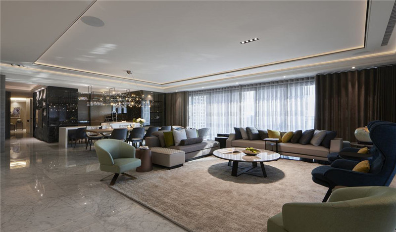 530平現(xiàn)代奢華別墅豪宅裝修設(shè)計(jì)案例-鄭州宏鈺堂別墅裝修公司