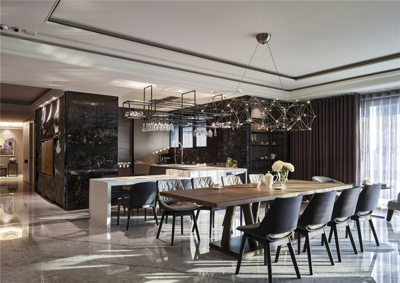 530平現(xiàn)代奢華別墅豪宅裝修設(shè)計(jì)案例-鄭州宏鈺堂別墅裝修公司