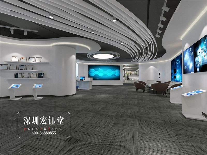 鄭州時(shí)尚大氣的企業(yè)展廳裝修設(shè)計(jì)方案 鄭州時(shí)尚大氣的企業(yè)展廳裝修設(shè)計(jì)方案