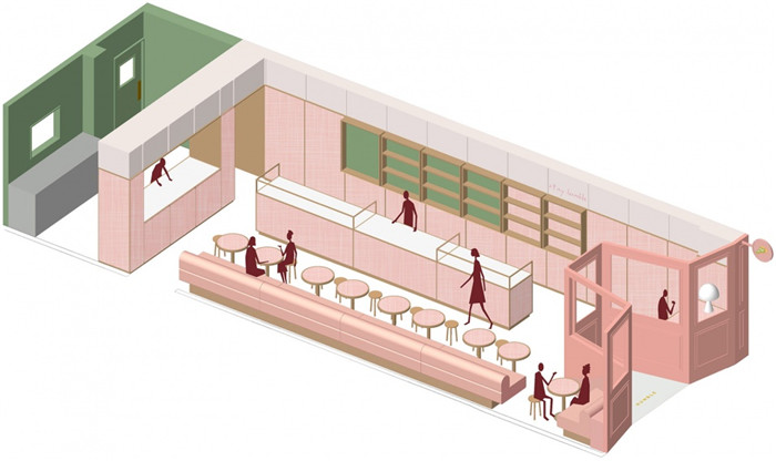 網(wǎng)紅咖啡廳裝修 Humble Pizza素食咖啡館裝修設計圖 網(wǎng)紅咖啡廳裝修 Humble Pizza素食咖啡館裝修設計圖