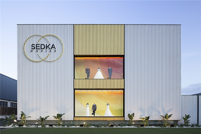 精致輕奢風婚紗店外觀裝修設計方案 精致輕奢風婚紗店外觀裝修設計方案