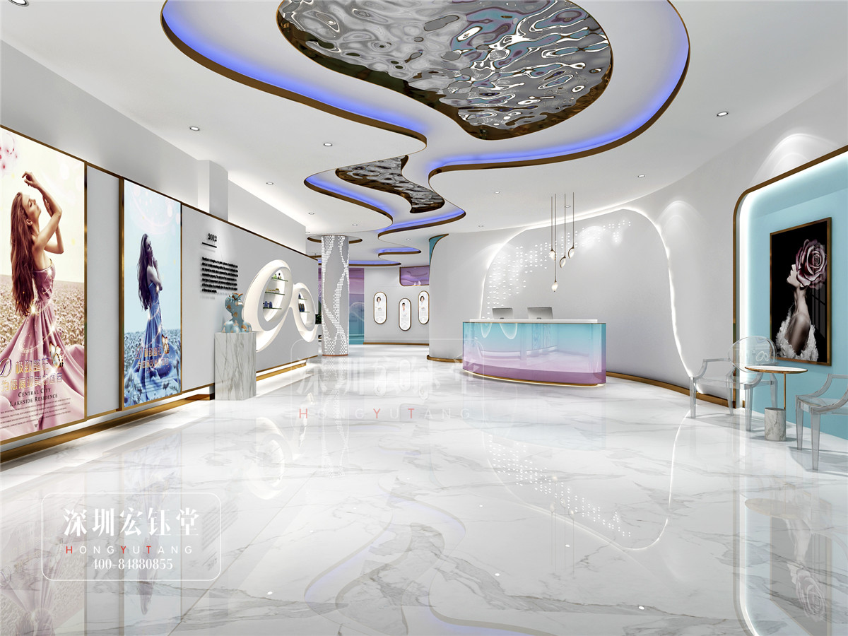 鄭州佑尓美醫(yī)療整形醫(yī)院大廳裝修設計效果圖-宏鈺堂作品 鄭州佑尓美醫(yī)療整形醫(yī)院大廳裝修設計效果圖-宏鈺堂作品