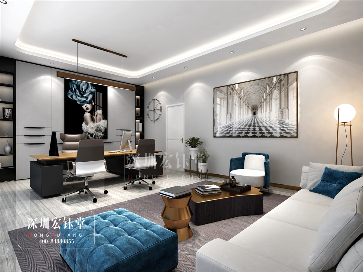 鄭州佑尓美醫(yī)療整形醫(yī)院經(jīng)理辦公室裝修設計效果圖-宏鈺堂作品 鄭州佑尓美醫(yī)療整形醫(yī)院經(jīng)理辦公室裝修設計效果圖-宏鈺堂作品