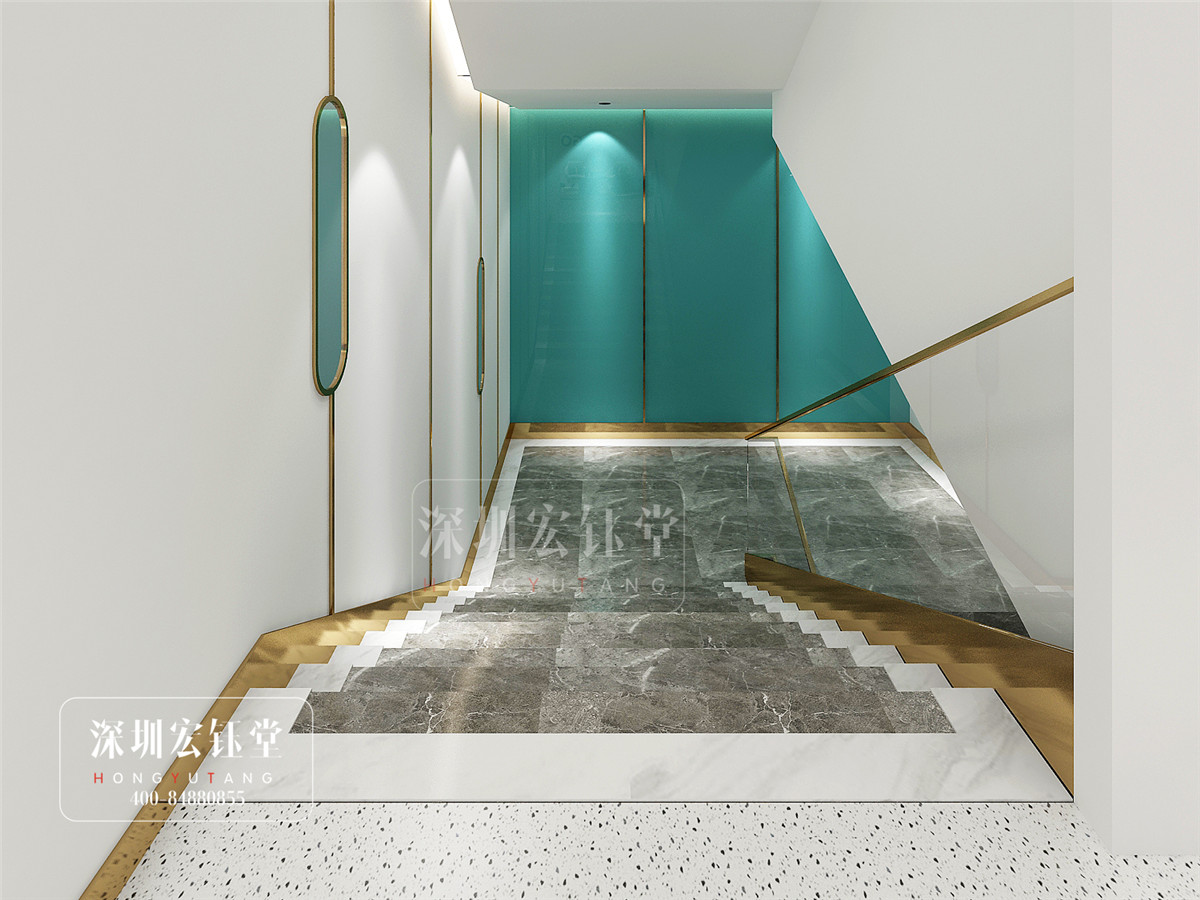 鄭州佑尓美醫(yī)療整形醫(yī)院樓梯間裝修設計效果圖-宏鈺堂作品 鄭州佑尓美醫(yī)療整形醫(yī)院樓梯間裝修設計效果圖-宏鈺堂作品