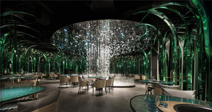 超有創(chuàng)意的奇幻椰林主題椰子雞火鍋店裝修實景圖 超有創(chuàng)意的奇幻椰林主題椰子雞火鍋店裝修實景圖