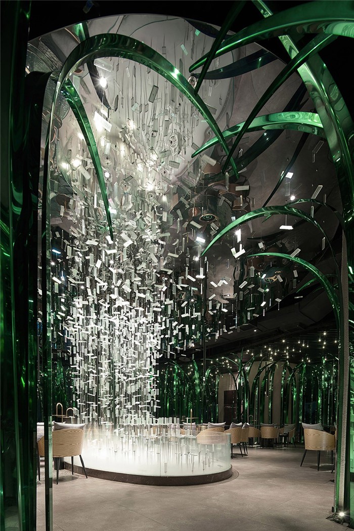 超有創(chuàng)意的奇幻椰林主題椰子雞火鍋店裝修實景圖 超有創(chuàng)意的奇幻椰林主題椰子雞火鍋店裝修實景圖