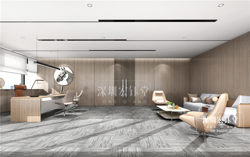 信安世紀(jì)總經(jīng)理室裝修效果圖 信安世紀(jì)總經(jīng)理室裝修效果圖