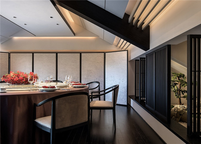 肆佰捌食肆新中式高端餐廳包廂裝修設計方案分析 肆佰捌食肆新中式高端餐廳包廂裝修設計方案分析