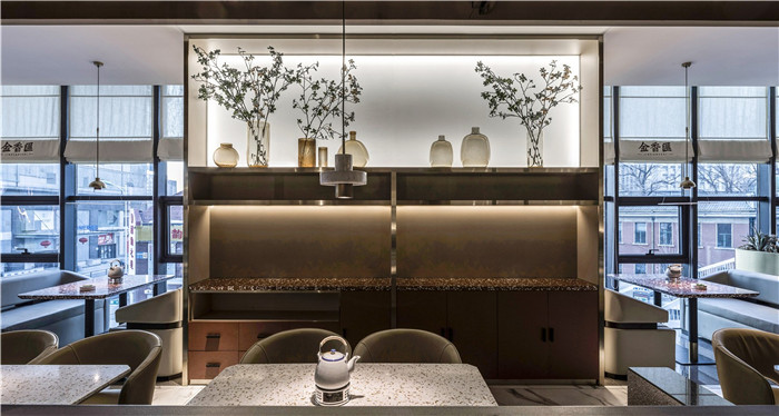 鄭州餐廳裝修公司分享金香匯晚茶店裝修設(shè)計方案 鄭州餐廳裝修公司分享金香匯晚茶店裝修設(shè)計方案
