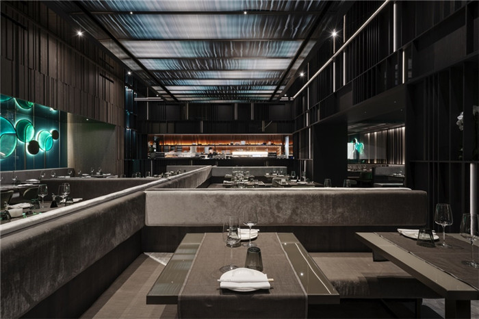 鄭州宏鈺堂分享時(shí)尚當(dāng)代亞洲美食餐廳裝修設(shè)計(jì)實(shí)景圖