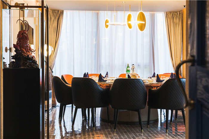 海鮮火鍋餐廳包房裝修設計圖