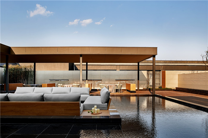 榮味-汀餐廳設(shè)計(jì)  現(xiàn)代雅致的高端餐飲會所戶外景觀裝修設(shè)計(jì)方案