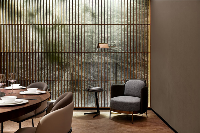 榮味-汀餐廳設(shè)計(jì)  現(xiàn)代雅致的高端餐飲會所包廂裝修設(shè)計(jì)方案