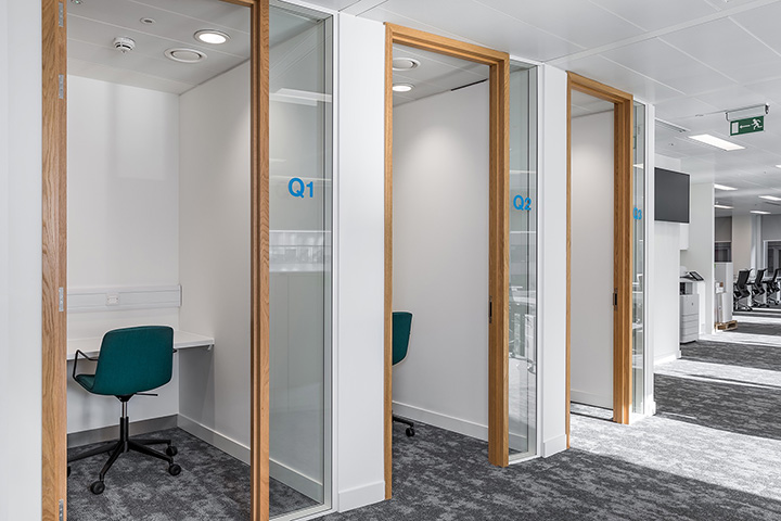 時尚優(yōu)雅的人壽保險公司倫敦總部辦公室電話亭裝修設(shè)計圖 時尚優(yōu)雅的人壽保險公司倫敦總部辦公室電話亭裝修設(shè)計圖