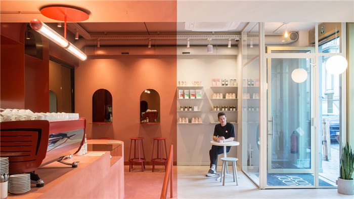 鄭州裝修公司宏鈺堂推薦國外極簡風(fēng)咖啡廳設(shè)計(jì)方案