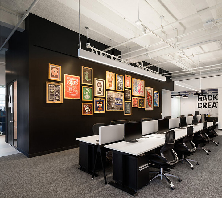 老廠房改辦公  Adidas紐約辦公樓公區(qū)裝修設(shè)計方案