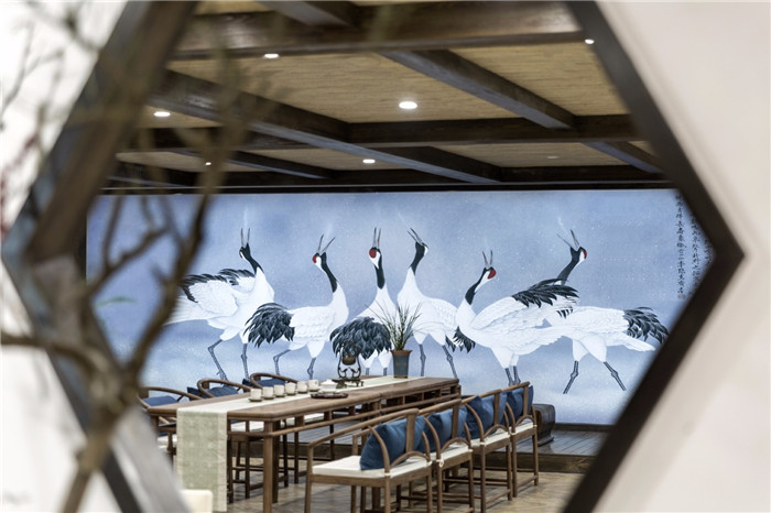 中國傳統(tǒng)書院再現(xiàn)   擇守書院國學(xué)教育培訓(xùn)機構(gòu)裝修設(shè)計方案