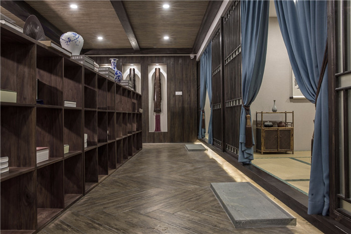 擇守書院新中式國學(xué)教育培訓(xùn)機構(gòu)書房裝修設(shè)計實景圖