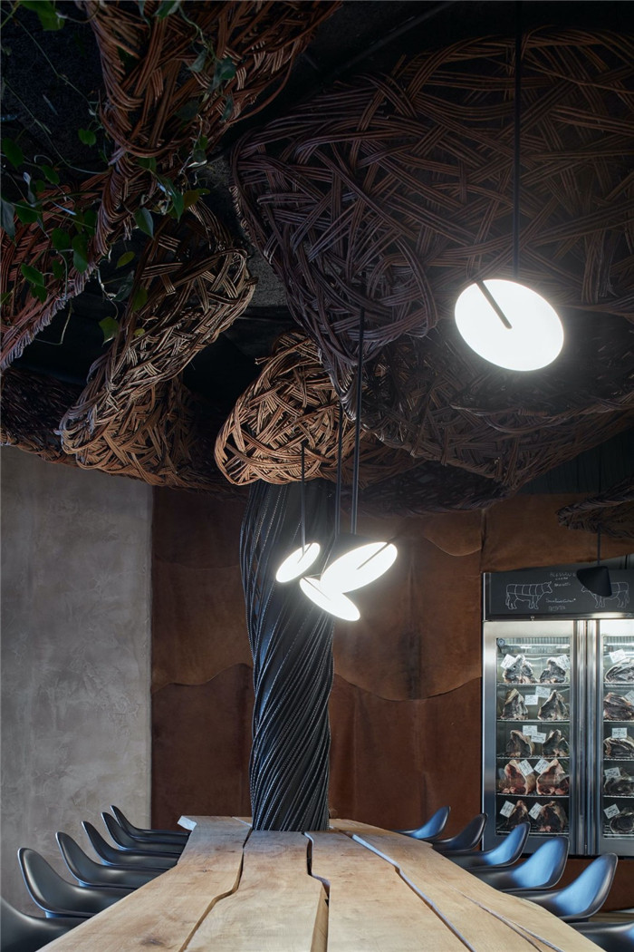 以原生態(tài)自然為主題的STK牛排餐廳卡座區(qū)裝修設計方案 以原生態(tài)自然為主題的STK牛排餐廳卡座區(qū)裝修設計方案