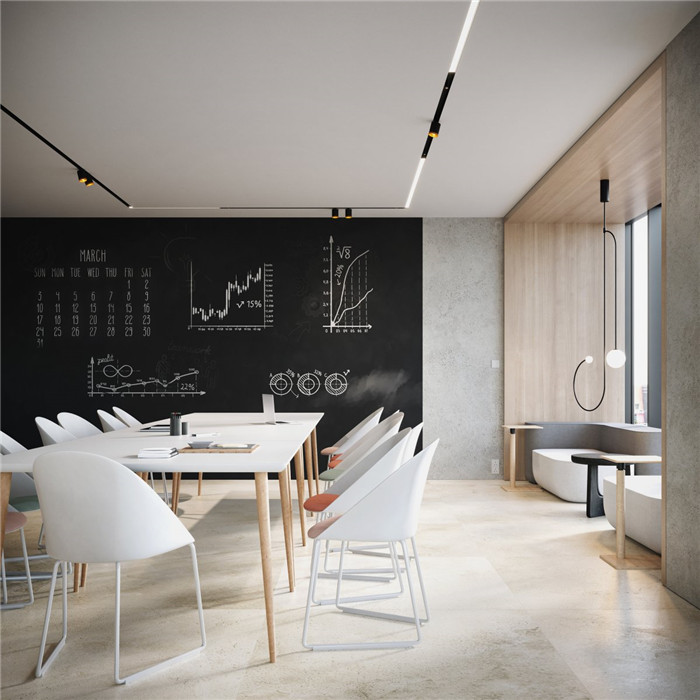 鄭州宏鈺堂推薦國(guó)外極簡(jiǎn)風(fēng)科技公司辦公裝修設(shè)計(jì)方案