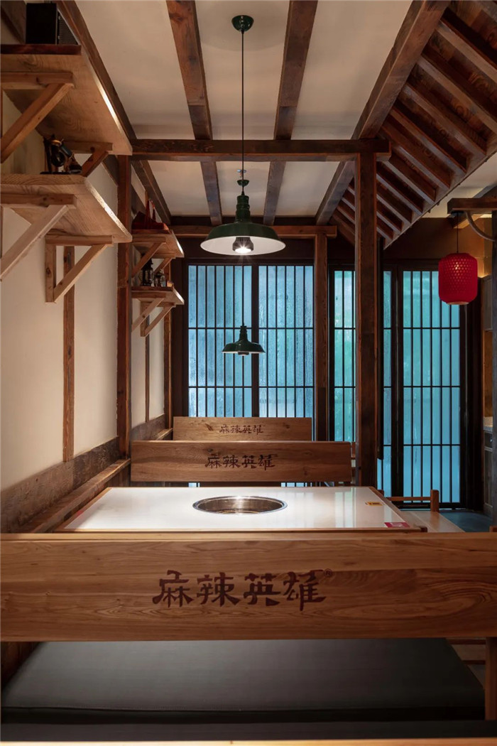 中式連鎖火鍋店裝修 麻辣英雄火鍋店座位區(qū)裝修設(shè)計方案 中式連鎖火鍋店裝修 麻辣英雄火鍋店座位區(qū)裝修設(shè)計方案